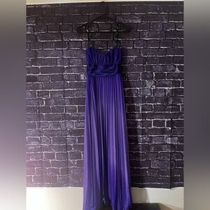 Elegant Purple Evening Gown